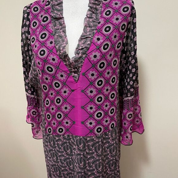 NWT Free People Anna  Sui floral lattice maxi dress size M 
MSRP $691 - Picture 6 of 14